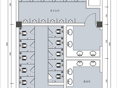 卫生间平面图