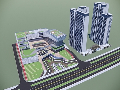 现代展览馆建筑