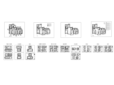 南京金基蓝钻平面图 施工图 平层