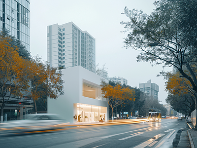 城市街道外景