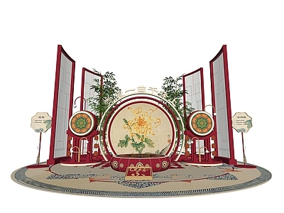 新中式鼓舞舞台
