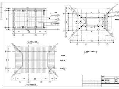 02仿古廓亭全 施工图