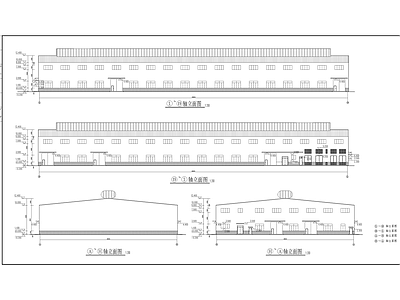 细木工板车间建筑图 施工图 厂房