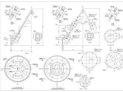 水泥厂钢混结构工程 施工图