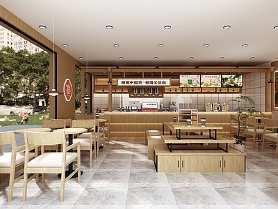 新中式茶饮店