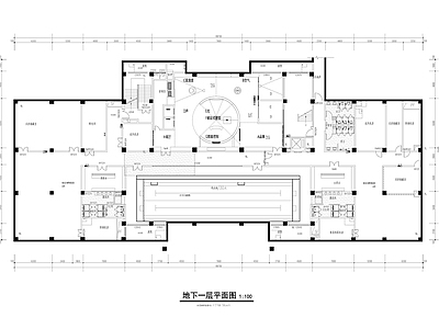 被动式建筑展厅布局 施工图