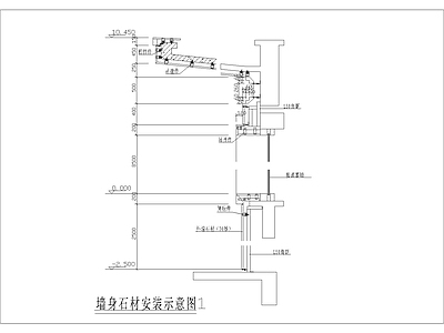 墙模立面组装图 施工图