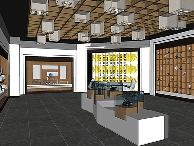 现代陶瓷专卖店 陶瓷展厅 专卖店 展厅 陶瓷博物馆