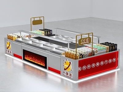 现代干果零食展示柜