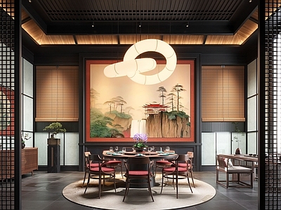 新中式餐厅包间