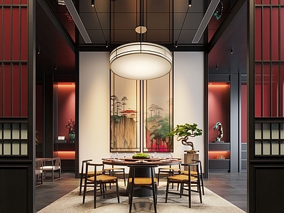 新中式餐厅包间