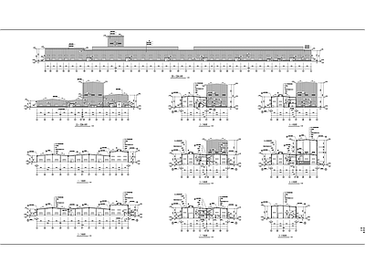 木板加工主车间建筑图 施工图 厂房