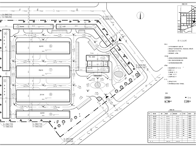汽车工业园厂区规划 施工图 区域规划 规划设计
