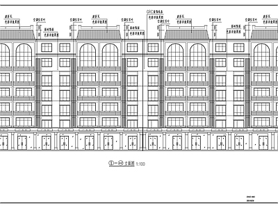 某六层底商住宅楼建 施工图