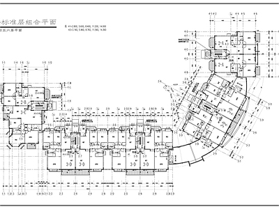 四季花城七层住宅楼建筑扩初图 施工图