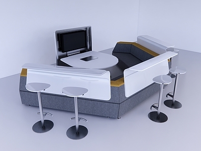 Steelcase现代休闲区桌椅 头脑风暴区