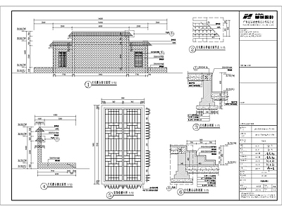 J 2 文化舞台详图 t3 施工图 古建筑