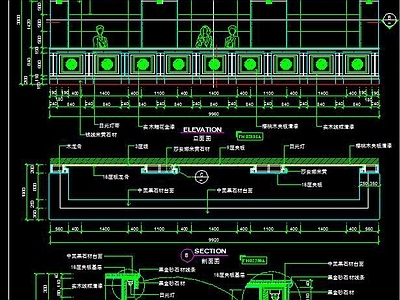 184 施工图 节点 家具节点详图