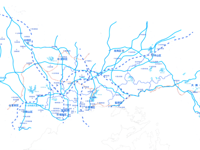 png免抠地图 png免扣深圳 png免扣深圳区域街道