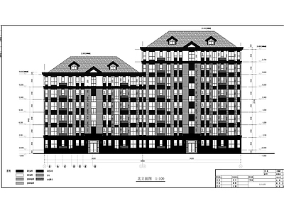 六层 局部八层 住宅楼建 施工图