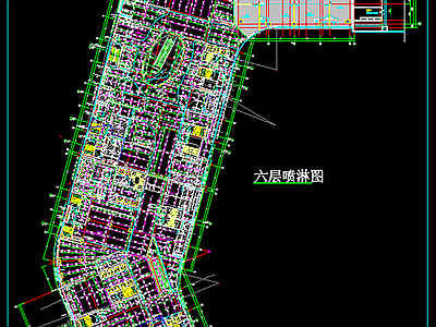 大型商场 消防 空调图 施工图