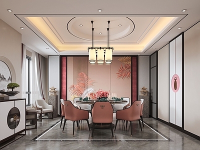 新中式餐厅包间