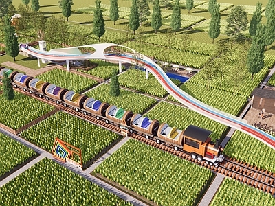 乡村旅游驿站 乡村绿道 骑行驿站 观光小火车 乡村田园小火车 乡村驿站
