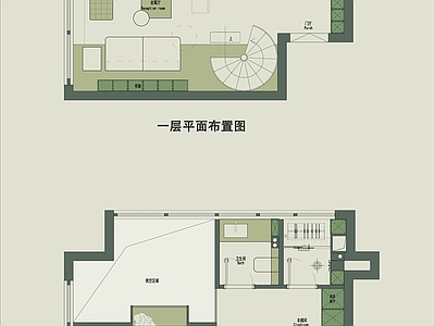 家装室内设计平面布置图双面窗户 平面图 公寓