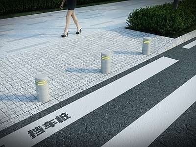 车挡石 车止石 止车石 挡车立柱 车挡