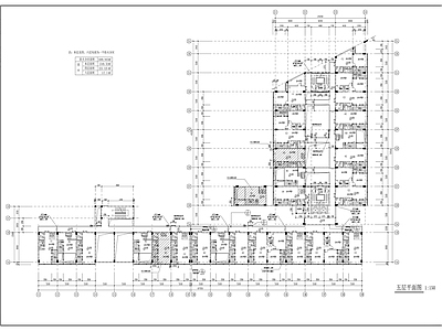 七层办公楼 公寓 建 施工图