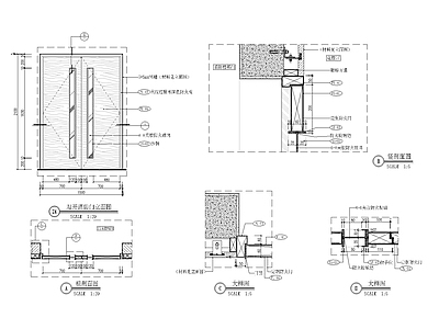 双开消防门大样图 施工图 通用节点