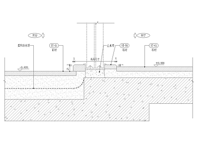 阳台门槛石大样图 施工图