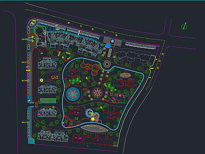 小区景观规划 施工图