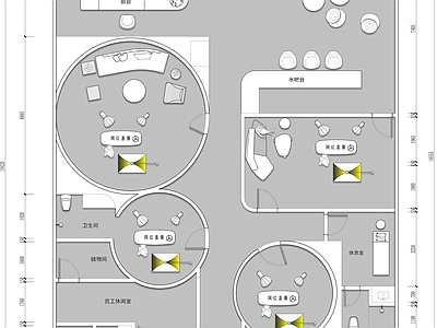 直播间平面图 施工图