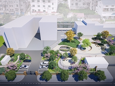 养老社区庭院景观 养老院 福利院 适老化设计 口袋公园 小游园