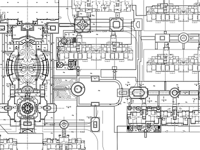 法式豪宅示范区 美的衡阳梧桐庄园景观方案 园 施工图