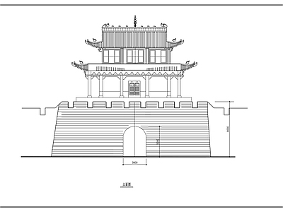 古建 殿阁宫殿建筑 施工图