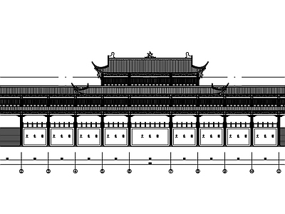 古建 殿阁宫殿建筑 施工图