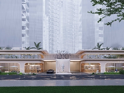 现代商业建筑 大门设计