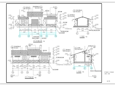 公共厕所建筑详图 施工图
