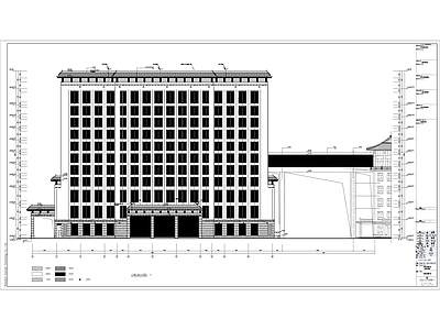 现代医疗建筑外立面 施工图