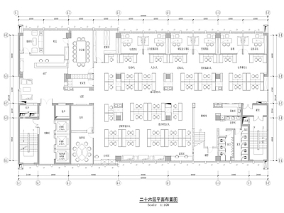 2580㎡办公空间 施工图