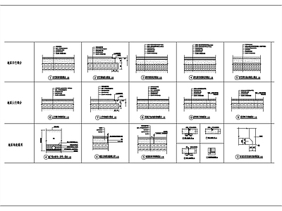 地面做法详图 施工图