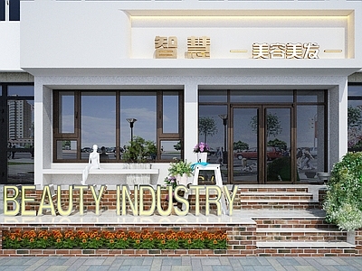 现代理发店门头