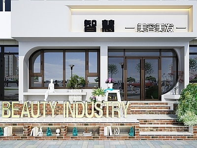 现代理发店门头