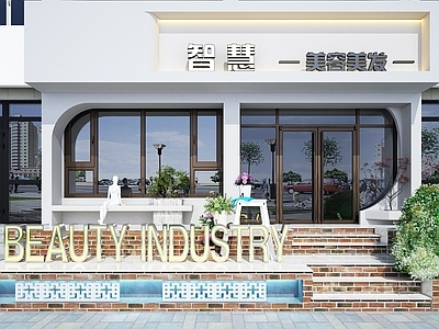 现代理发店门头
