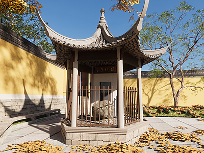 中式寺庙建筑