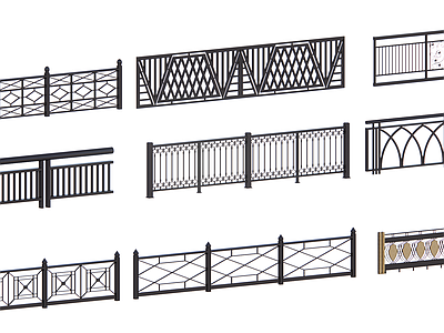 现代铁艺栏杆