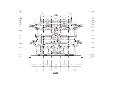 独乐寺 观音阁 ca 施工图