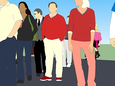 2D多人 mandun official sketchup